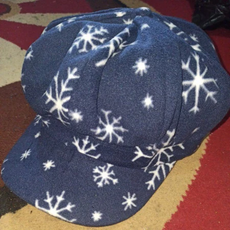 Topi Jamur Dewasa Katun Drill Laken Tebal - Navy Snow 
